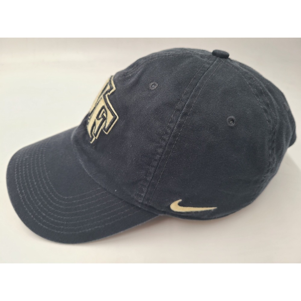 Wake Forest University Demon Deacons Nike Dri-Fit Strapback Hat Cap NCAA‎ Black - Picture 5 of 12